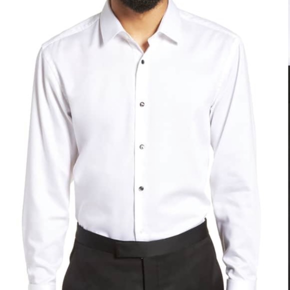 hugo boss french cuff shirt